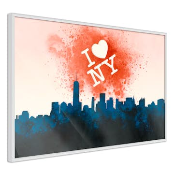 Poster Artgeist Affisch I Love NY