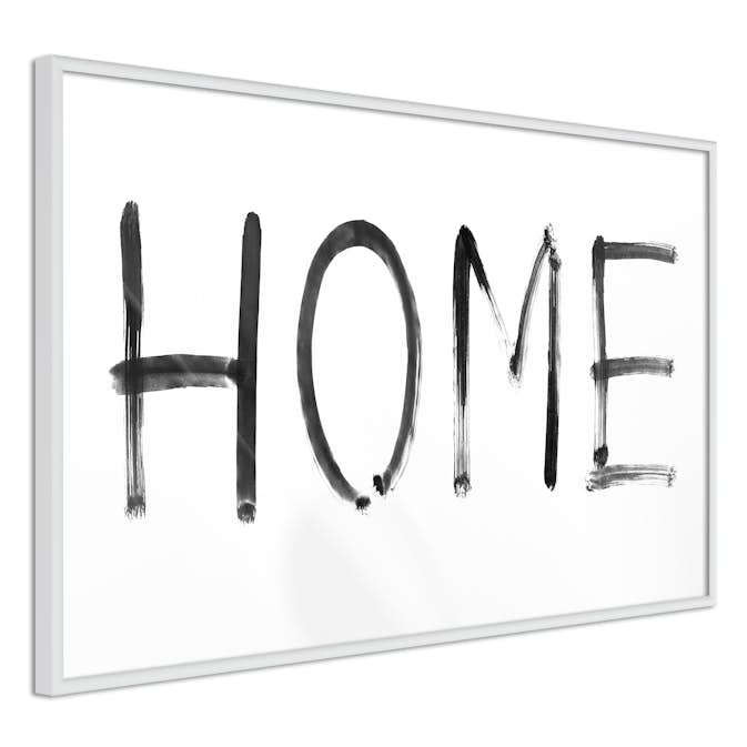 Poster Artgeist Affisch Black Home