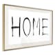 Poster Artgeist Affisch Black Home