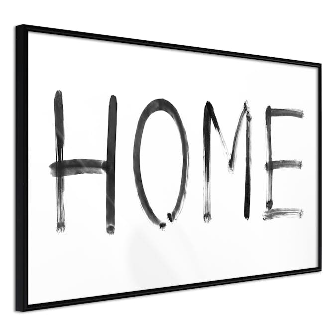 Poster Artgeist Affisch Black Home