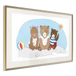 Poster Artgeist Affisch Teddy Bears on the Beach