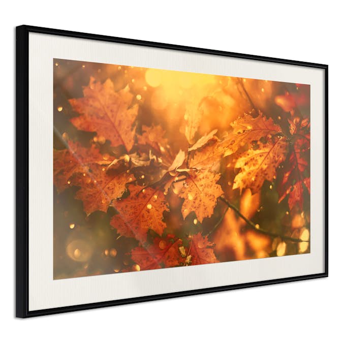 Poster Artgeist Affisch Dancing Leaves
