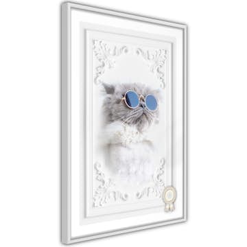 Poster Artgeist Affisch Cat with Glasses