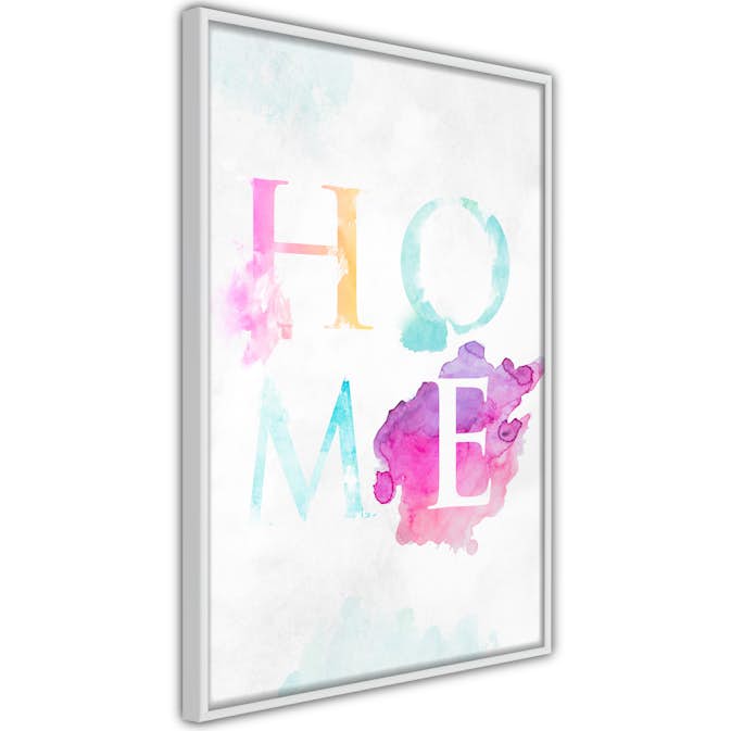 Poster Artgeist Affisch Rainbow Home