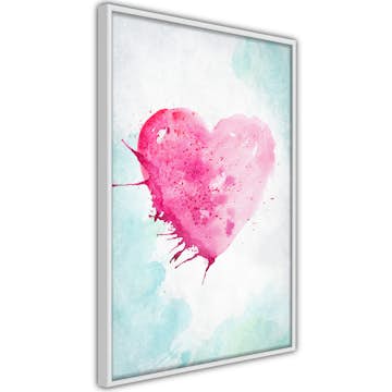 Poster Artgeist Affisch Watercolour Heart