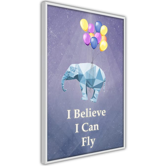Poster Artgeist Affisch Flying Elephant