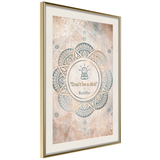 Poster Artgeist Affisch Don't Be a Dick