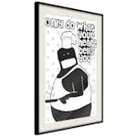 Poster Artgeist Affisch Only Do What Your Heart Tells You