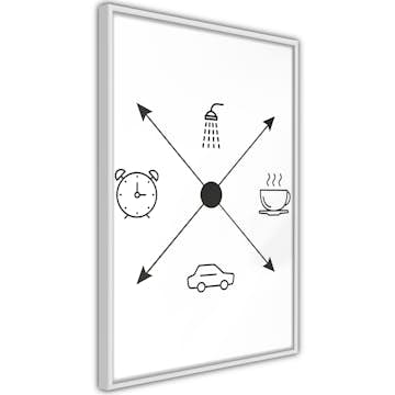 Poster Artgeist Affisch Daily Schedule