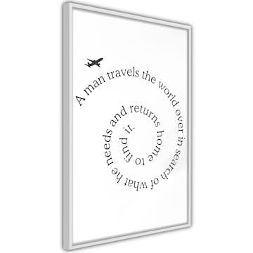 Poster Artgeist Affisch Traveller