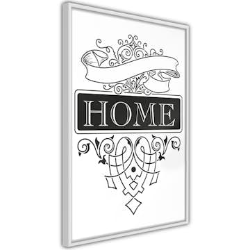 Poster Artgeist Affisch Home