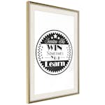 Poster Artgeist Affisch Sometimes You Win Sometimes You Learn