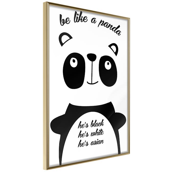 Poster Artgeist Affisch Be Like a Panda