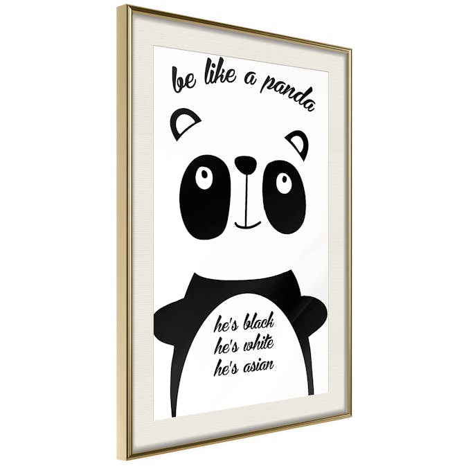 Poster Artgeist Affisch Be Like a Panda