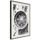 Poster Artgeist Affisch Black and White Compass