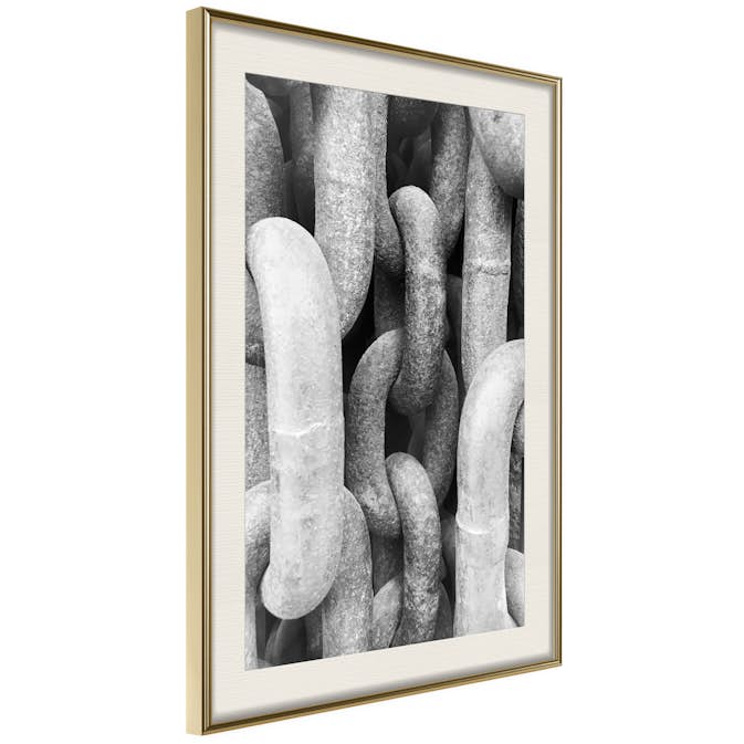 Poster Artgeist Affisch Old Chain