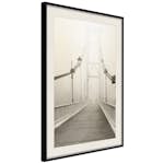 Poster Artgeist Affisch Bridge in the Fog