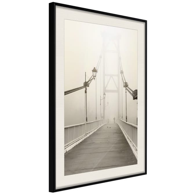 Poster Artgeist Affisch Bridge in the Fog