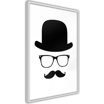 Poster Artgeist Affisch Retro Mustache