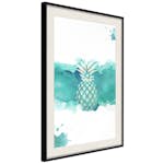 Poster Artgeist Affisch Pineapple in Watercolours