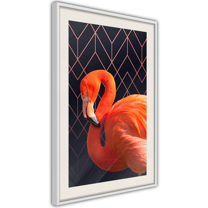 Poster Arkiio Affisch Flamingo Solo