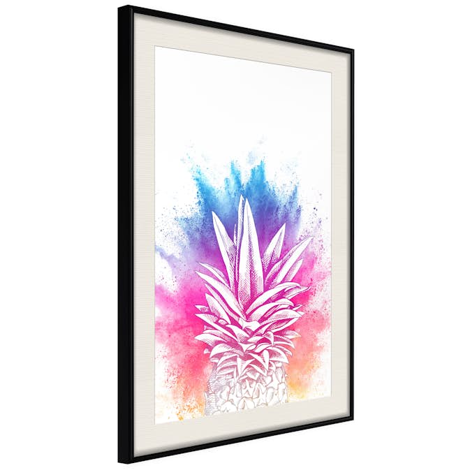 Poster Artgeist Affisch Colourful Pineapple