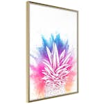 Poster Artgeist Affisch Colourful Pineapple