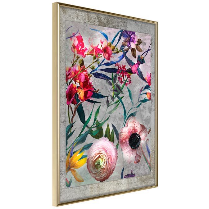 Poster Artgeist Affisch Rustic Flowers
