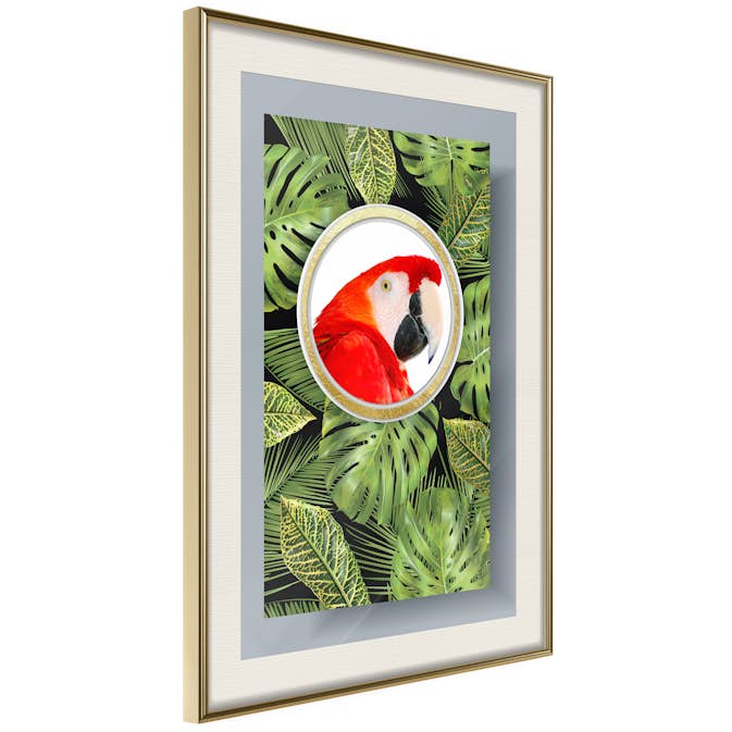 Poster Artgeist Affisch Parrot In The Jungle