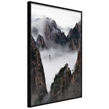 Poster Artgeist Affisch Fog Over Huang Shan