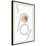 Poster Artgeist Affisch Wooden Cube