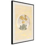 Poster Artgeist Affisch Flower In Circle