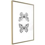 Poster Artgeist Affisch Two Butterflies