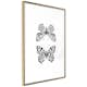 Poster Artgeist Affisch Two Butterflies