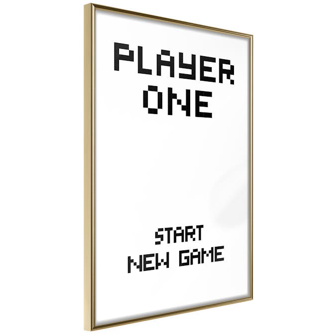 Poster Artgeist Affisch Start New Game