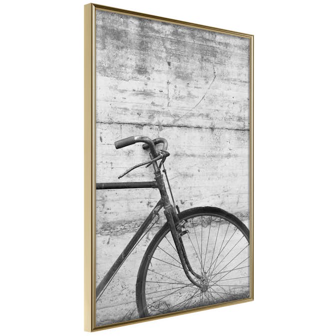 Poster Artgeist Affisch Bicycle And Concrete