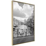 Poster Artgeist Affisch Bikes On Bridge