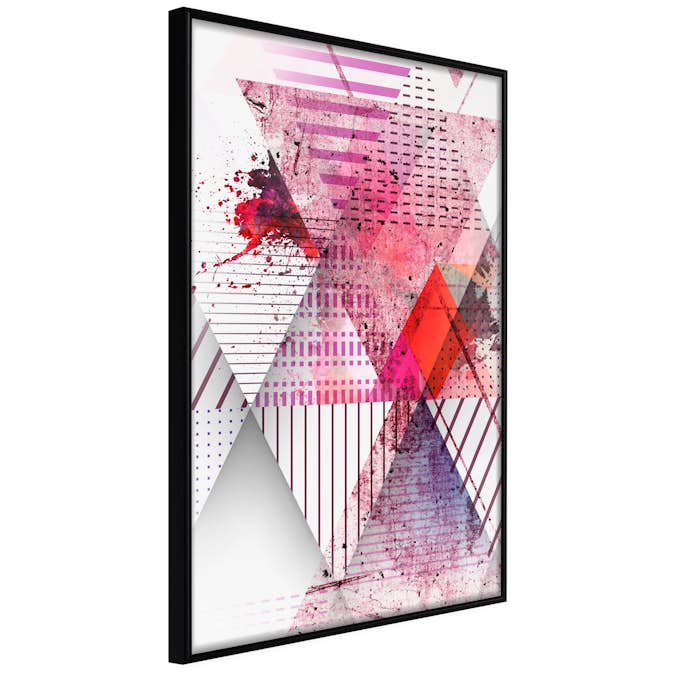 Poster Artgeist Affisch Abstract Triangle