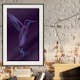 Poster Artgeist Affisch Purple Hummingbird