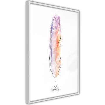 Poster Artgeist Affisch Colourful Feather