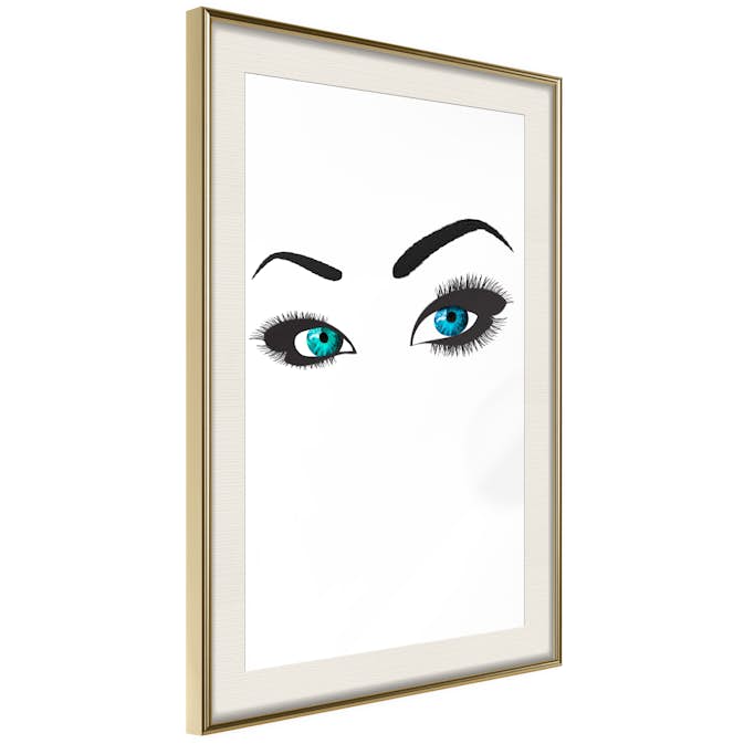 Poster Artgeist Affisch Two-Colored Eyes