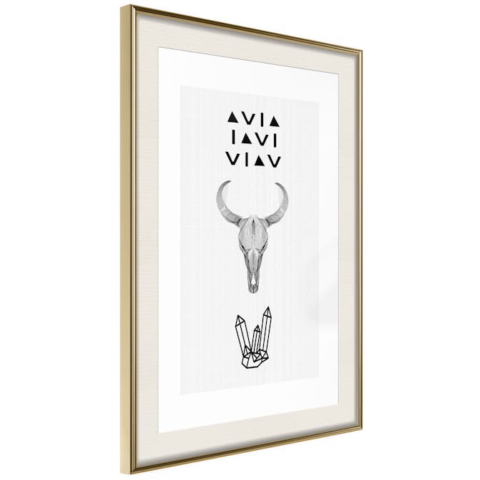 Poster Artgeist Affisch Animal Skull