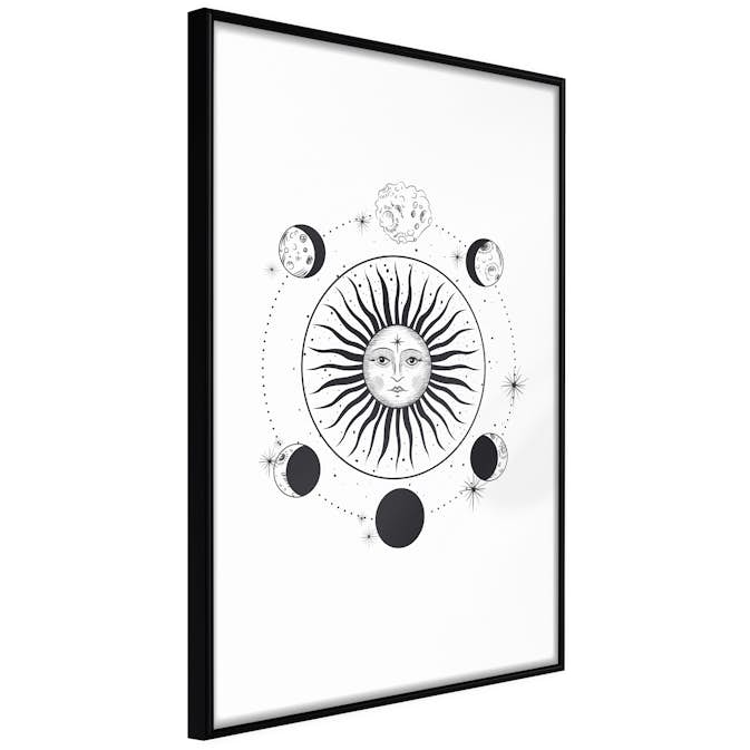 Poster Artgeist Affisch Moon Phases