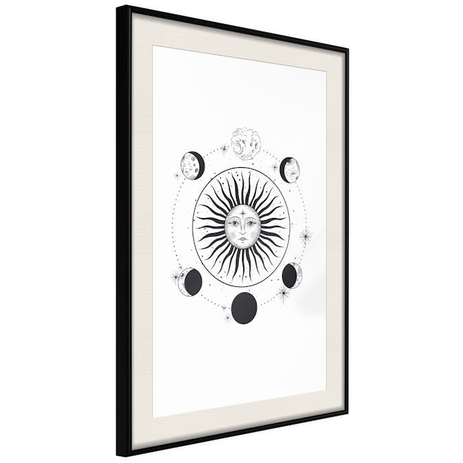 Poster Artgeist Affisch Moon Phases