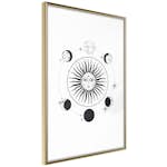 Poster Artgeist Affisch Moon Phases