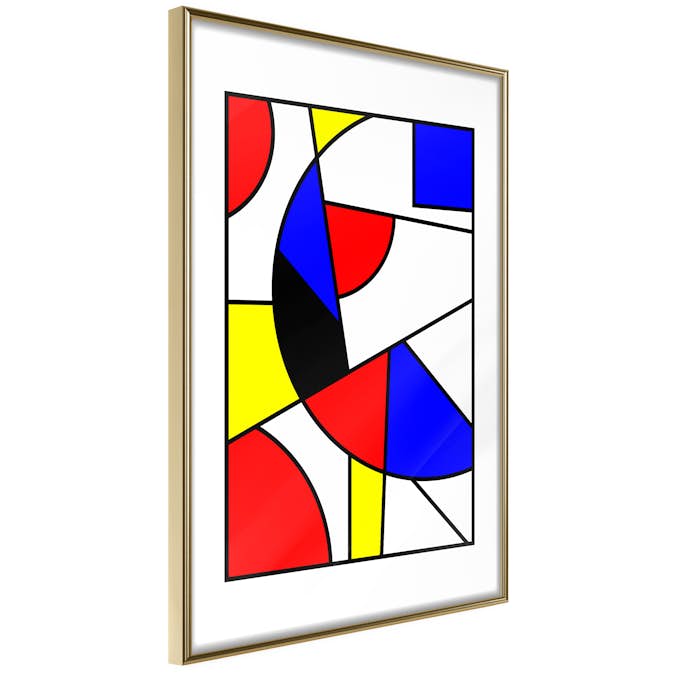 Poster Artgeist Affisch Abstraction De Stijl