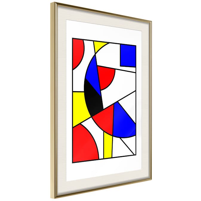 Poster Artgeist Affisch Abstraction De Stijl
