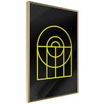 Poster Artgeist Affisch Black Geometry