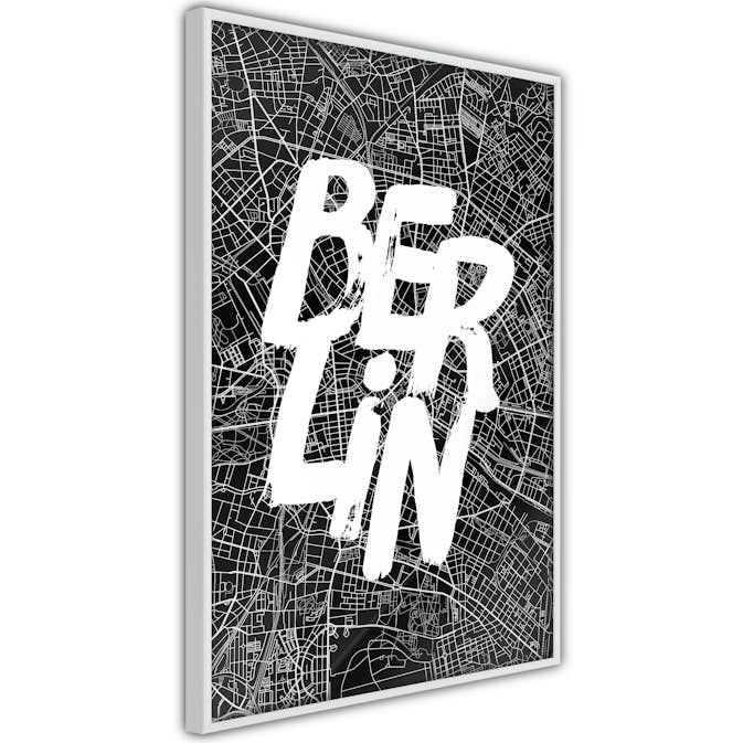 Poster Artgeist Affisch Negative Berlin