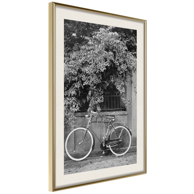 Poster Artgeist Affisch Bicycle and Flowers